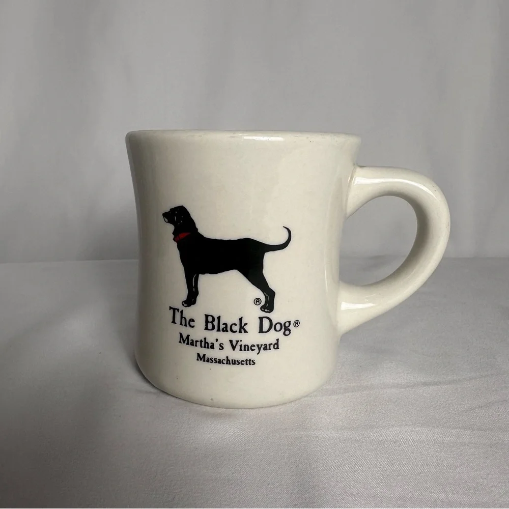 The Black Dog Martha’s Vineyard White Ceramic Mug